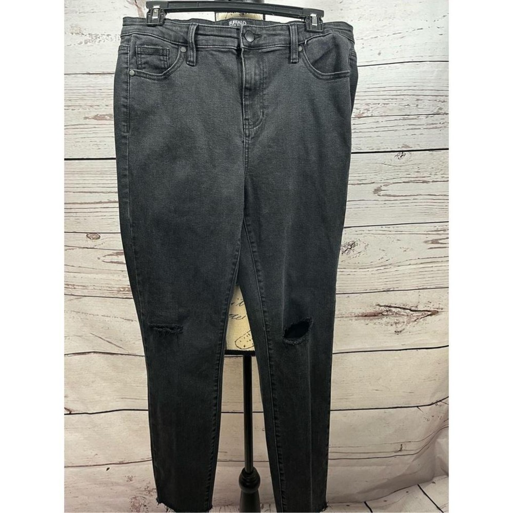 Buffalo David Bitton size‎ 10/30 black jeans. Mollie, high rise stretch, skinny